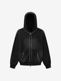 CRYSTAL ZIP UP HOODIE