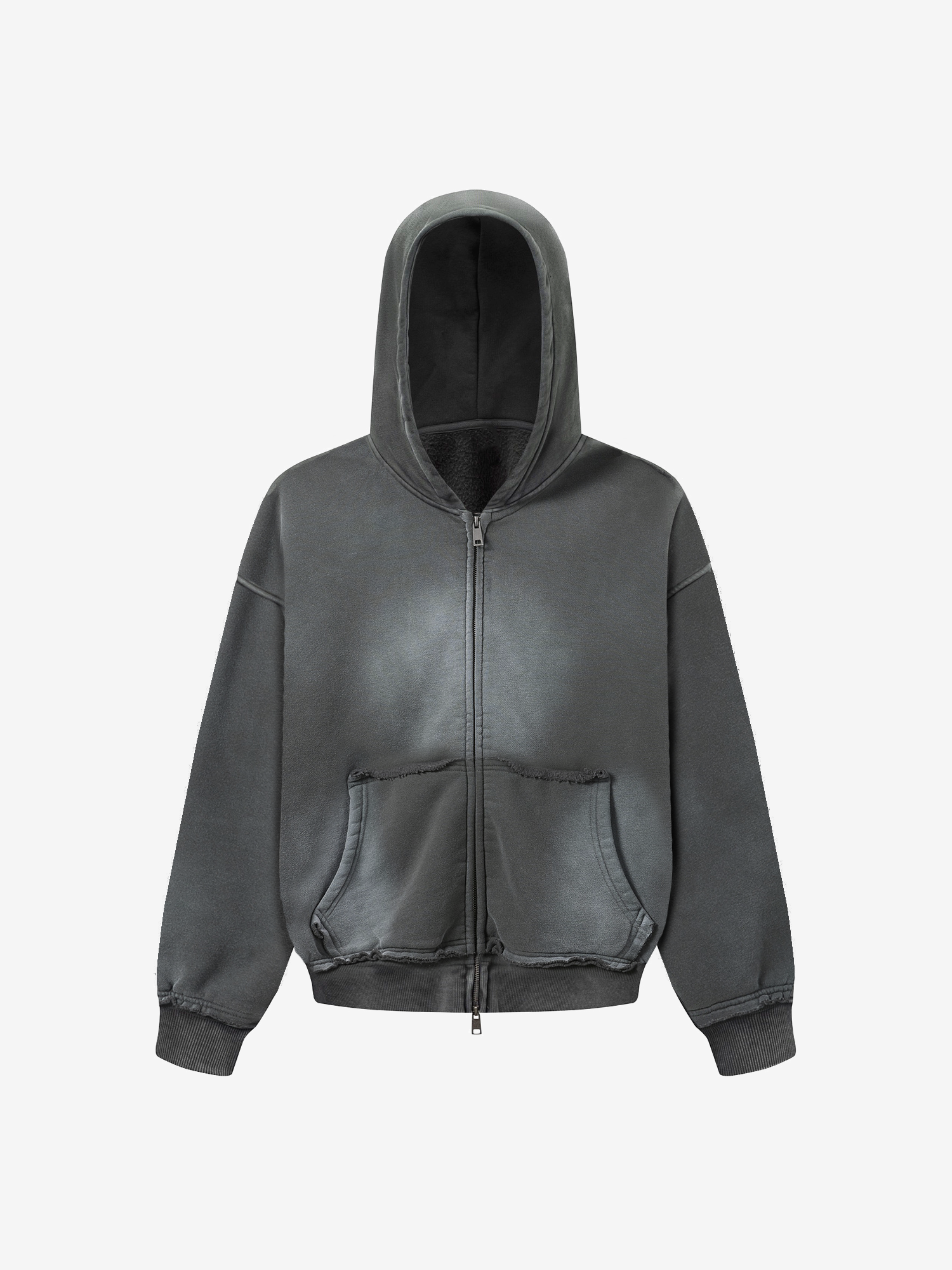 CLOUDY ZIP UP HOODIE