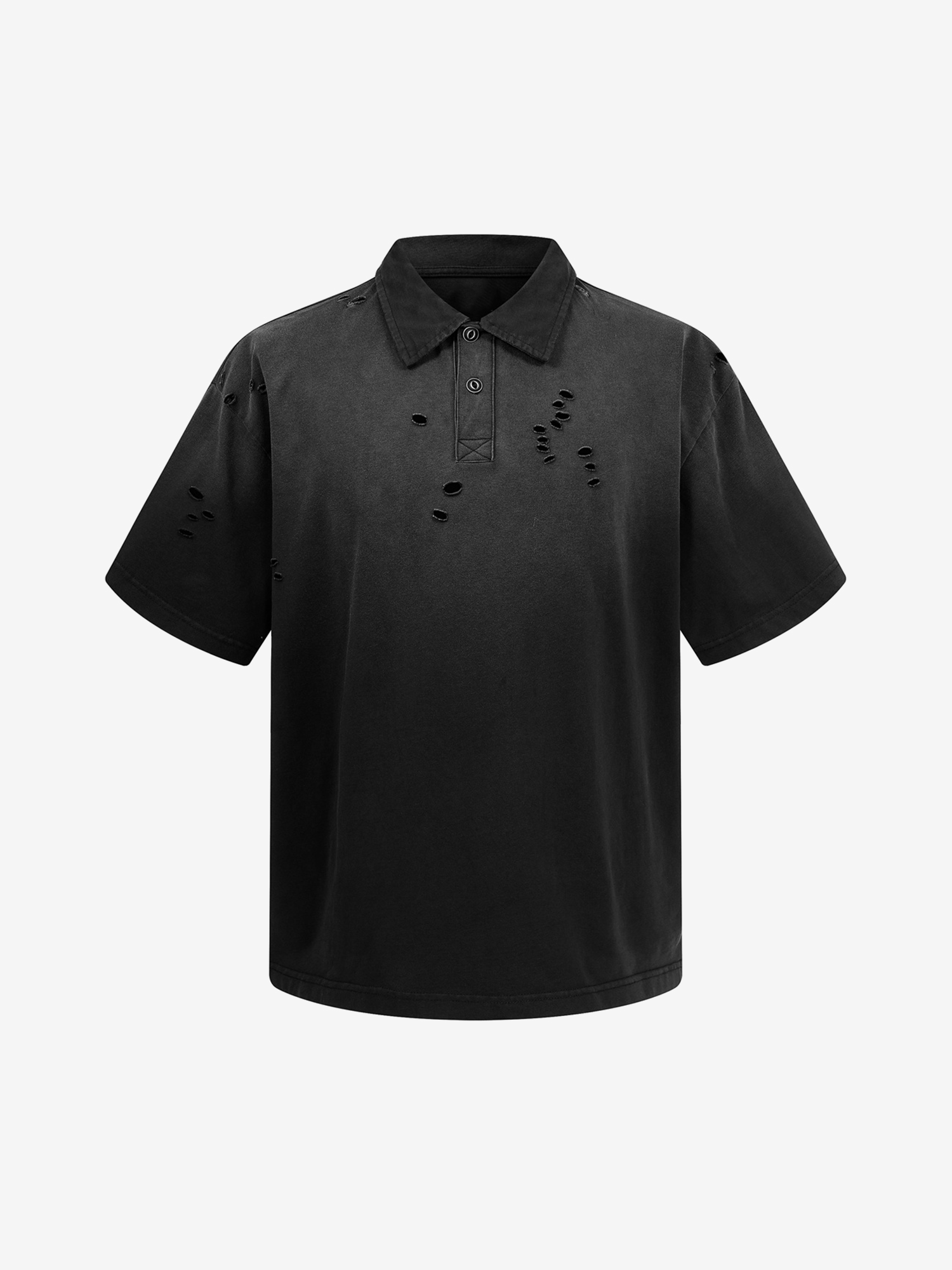 DISTRESSED POLO SHIRT