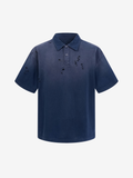 DISTRESSED POLO SHIRT