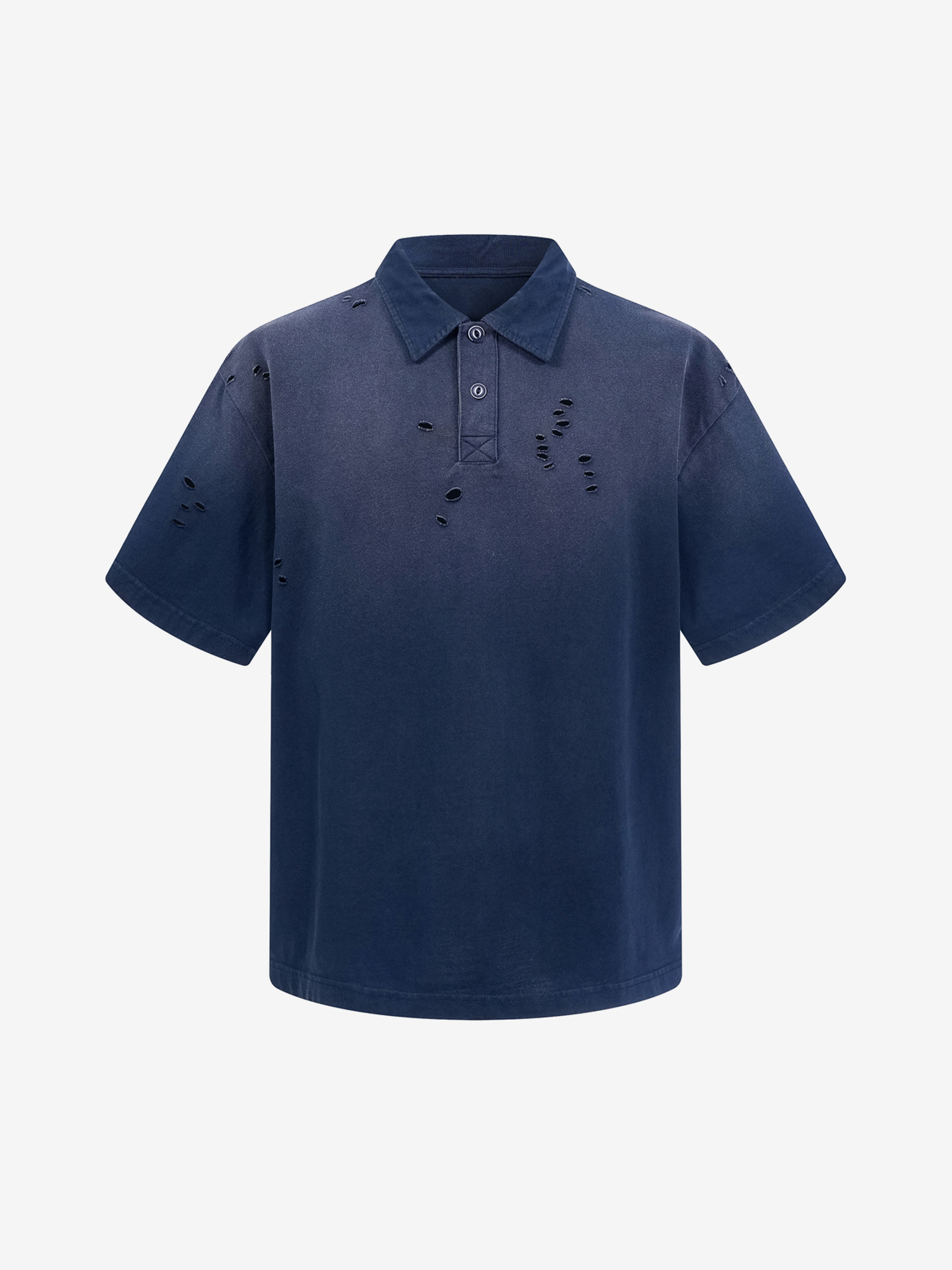 DISTRESSED POLO SHIRT