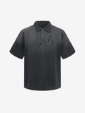 DISTRESSED POLO SHIRT