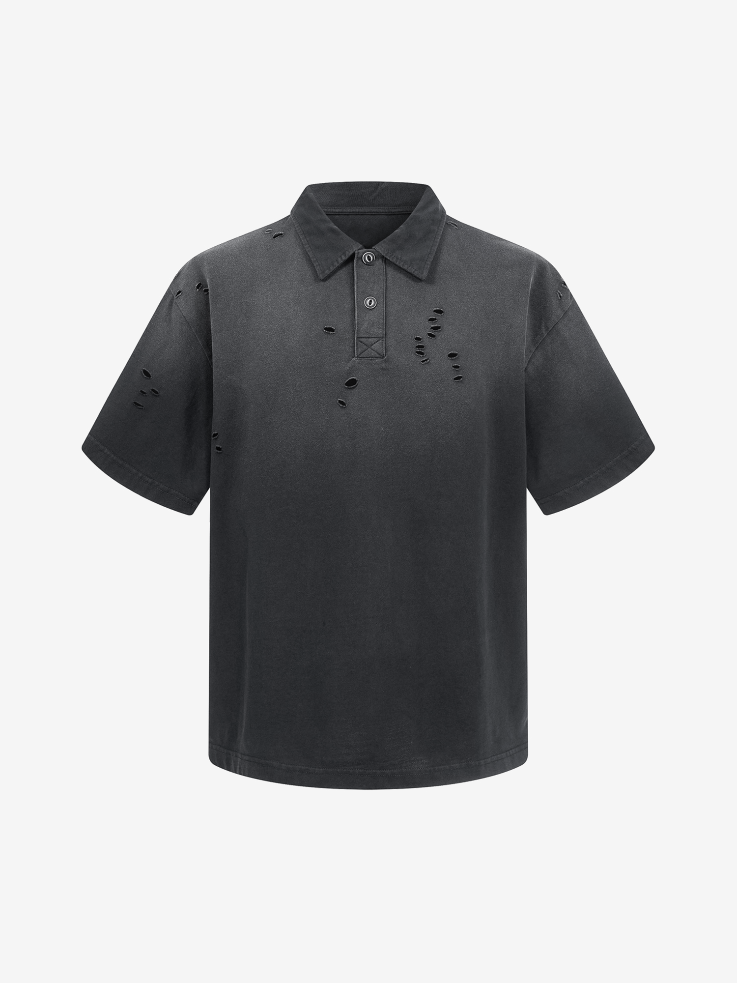 DISTRESSED POLO SHIRT